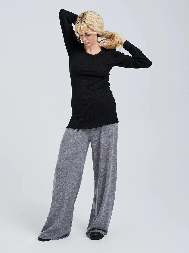 Seamless Basic Silky Fiore - Black