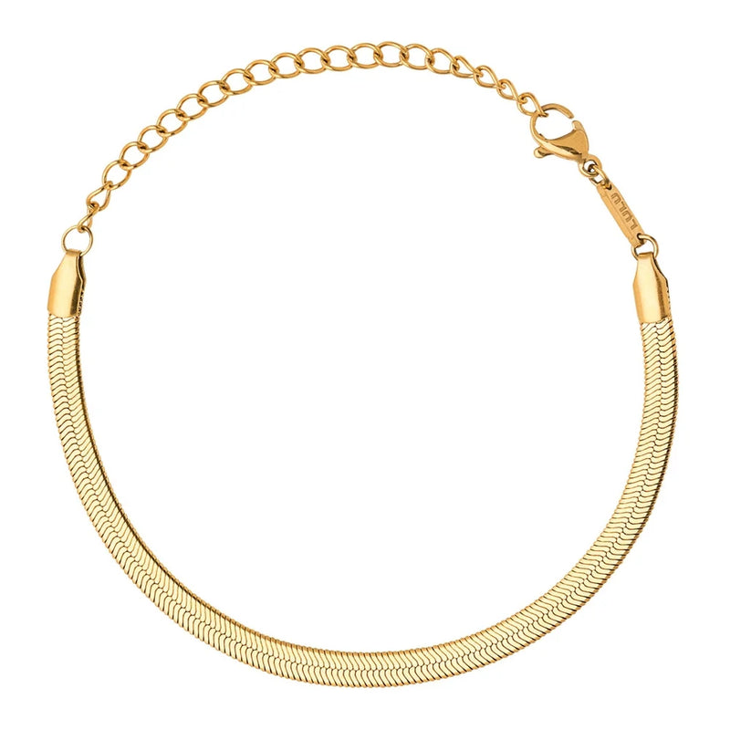 Lulu Snake Bracelet Gold Plated