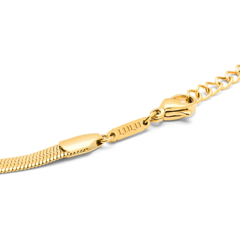 Lulu Snake Necklace Gold Plated