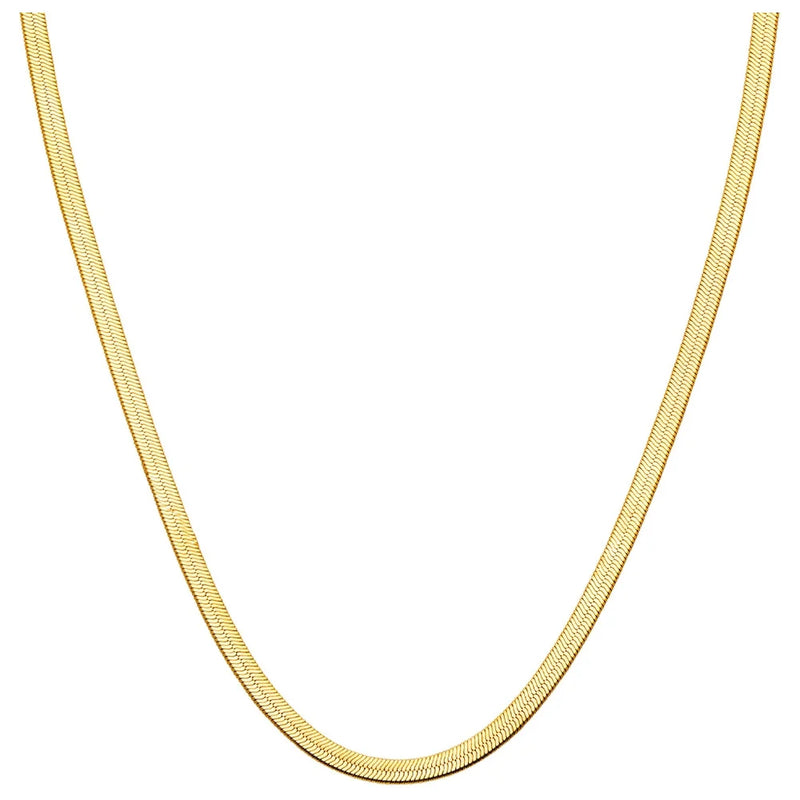 Lulu Snake Necklace Gold Plated