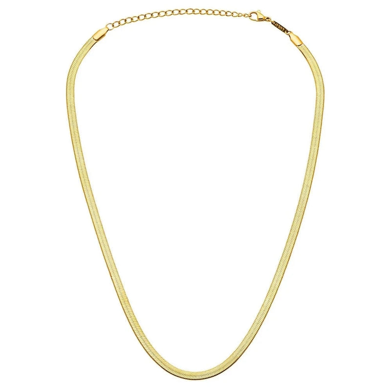 Lulu Snake Necklace - Gold