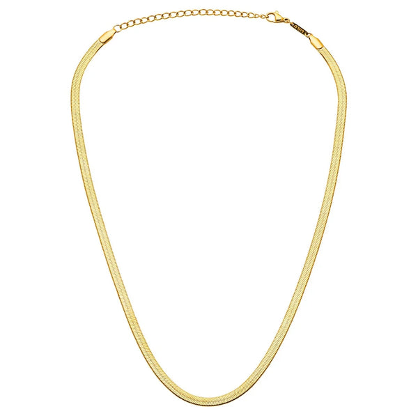 Lulu Snake Necklace Gold Plated