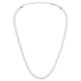 Lulu Snake Necklace Silver Plated