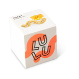 Lulu Snaky Earring 1 Pcs Gold Plated - White