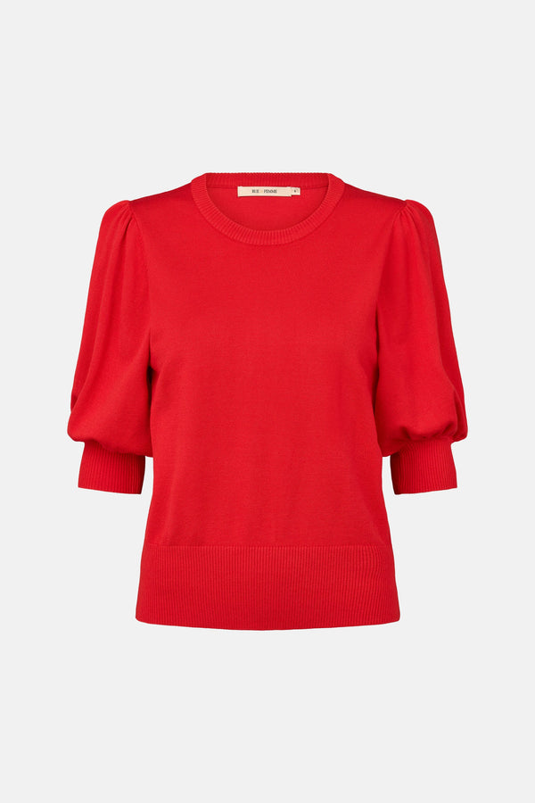 Rue De Femme Softy Sorrel Knit - Mars Red