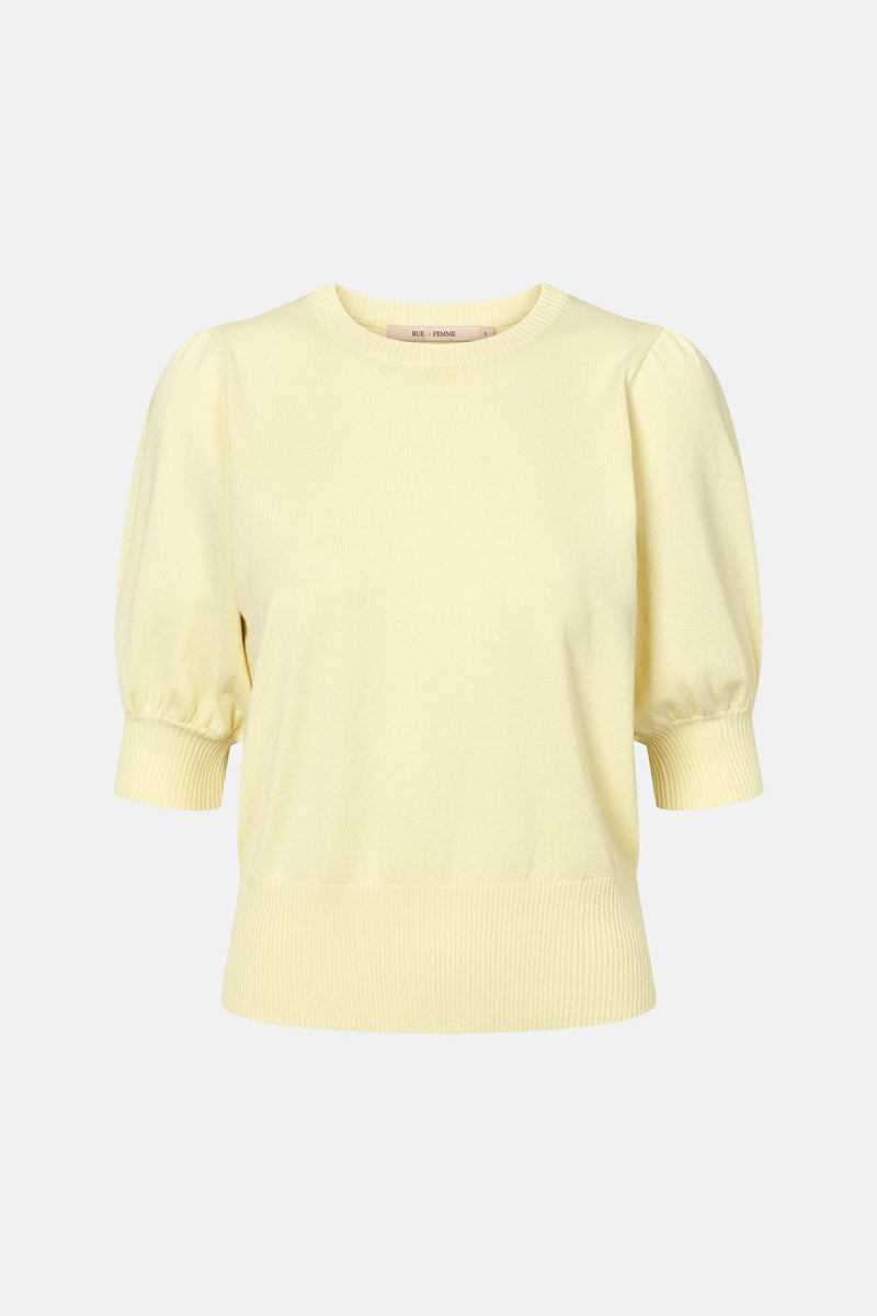 Rue De Femme Softy Sorrel Knit - Soft Yellow