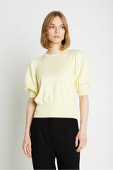 Rue De Femme Softy Sorrel Knit - Soft Yellow