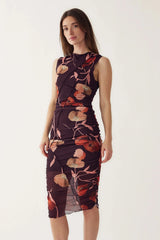 Noella Sutton Dress - Caris Red print