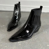 Copenhagen Shoes The Walking Boot Patent - Black Patent