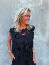 Tim & Simonsen Gudrun Lace Top - Black