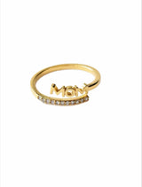 Tim & simosnen Mom Ring - Gold
