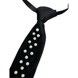 Tim & Simonsen 630 Tie Black w decoration - Black