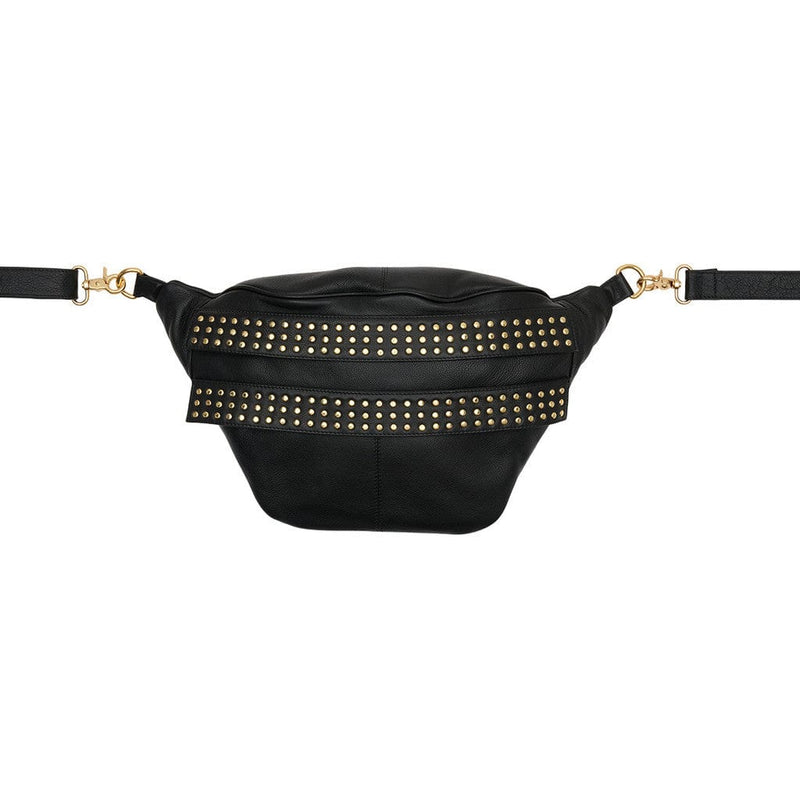 Tim & Simonsen Kirsten Big Stud Bumbag - Black-gold
