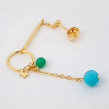Lulu Topping Long Loop Earring 1 Pcs