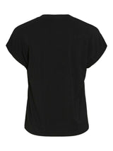 Vila Vovlan S/S T-shirt - Black