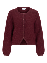 Vila Pigga O-Neck L/S Knit Jacket - Port Royale
