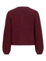 Vila Pigga O-Neck L/S Knit Jacket - Port Royale