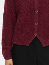 Vila Pigga O-Neck L/S Knit Jacket - Port Royale