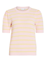 Vila Dalo o-Neck S/S Stripe Knit