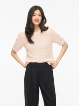 Vila Dalo o-Neck S/S Stripe Knit