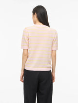 Vila Dalo o-Neck S/S Stripe Knit