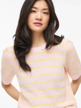 Vila Dalo o-Neck S/S Stripe Knit