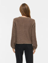Vila Pigga O-Neck L/S Knit Jacket - Falcon