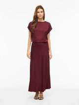 Vila Ellette satin top - Port Royale