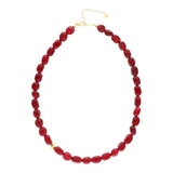 Nuni Vilma Necklace - Burgundy