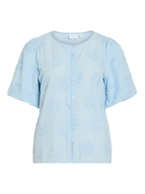 Vila Antonett O-Neck 2/4 Shirt - Nantucket Breeze