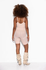 Lykkeland Honey Shaping Bodysuit (Skjult skridt åbning) - Dust Rose