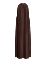 Vila SnowSrop Highneck Anlke Dress - Brown