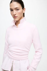 Vila Viril O-Neck L/S Knit Top - Cherry Blossom