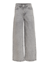 Vila Freya Jaf Hw Jeans - Light Grey