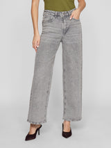 Vila Freya Jaf Hw Jeans - Light Grey