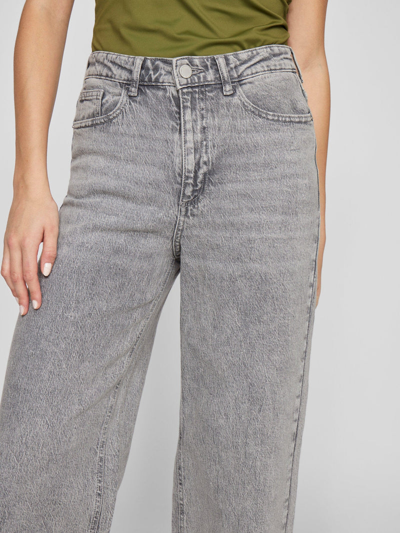 Vila Freya Jaf Hw Jeans - Light Grey