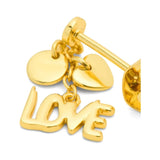 Lulu Word Love Dangling Earring 1 Pcs