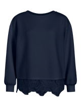 Vila Sif L/S Detail Shirt - Navy