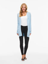 Vila Viril Open L/S Knit Cardigan - Nantucket Breeze