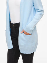 Vila Viril Open L/S Knit Cardigan - Nantucket Breeze