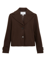 Vila Visolo L/S Short Jacket - Coffee Bean