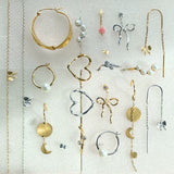 Stine a Sun And Moon Earring with Chain