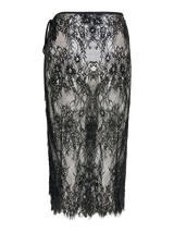 Vila Alis Wrap Lace Scarf - Black