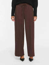 Vila Clua HW Wide Pants - Coffee Bean