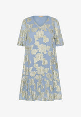 Culture Floi Dress - Forever Blue