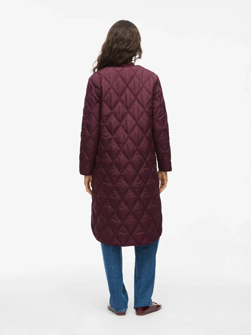 Vila Quila New Quilted Jacket - Fig