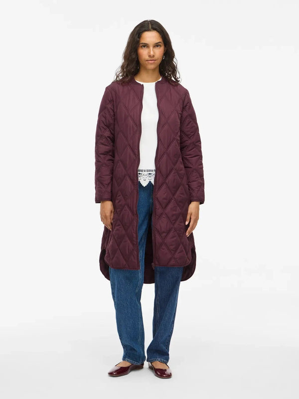 Vila Quila New Quilted Jacket - Fig