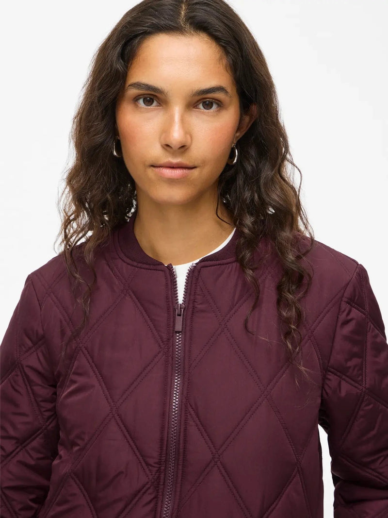 Vila Quila New Quilted Jacket - Fig