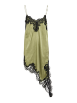 Vila Tone S/L Lace Dress - Mosstone