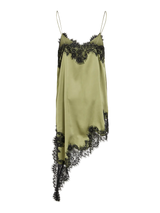 Vila Tone S/L Lace Dress - Mosstone